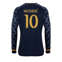 Real Madrid Luka Modric #10 Bortedrakt 2023-24 Langermet